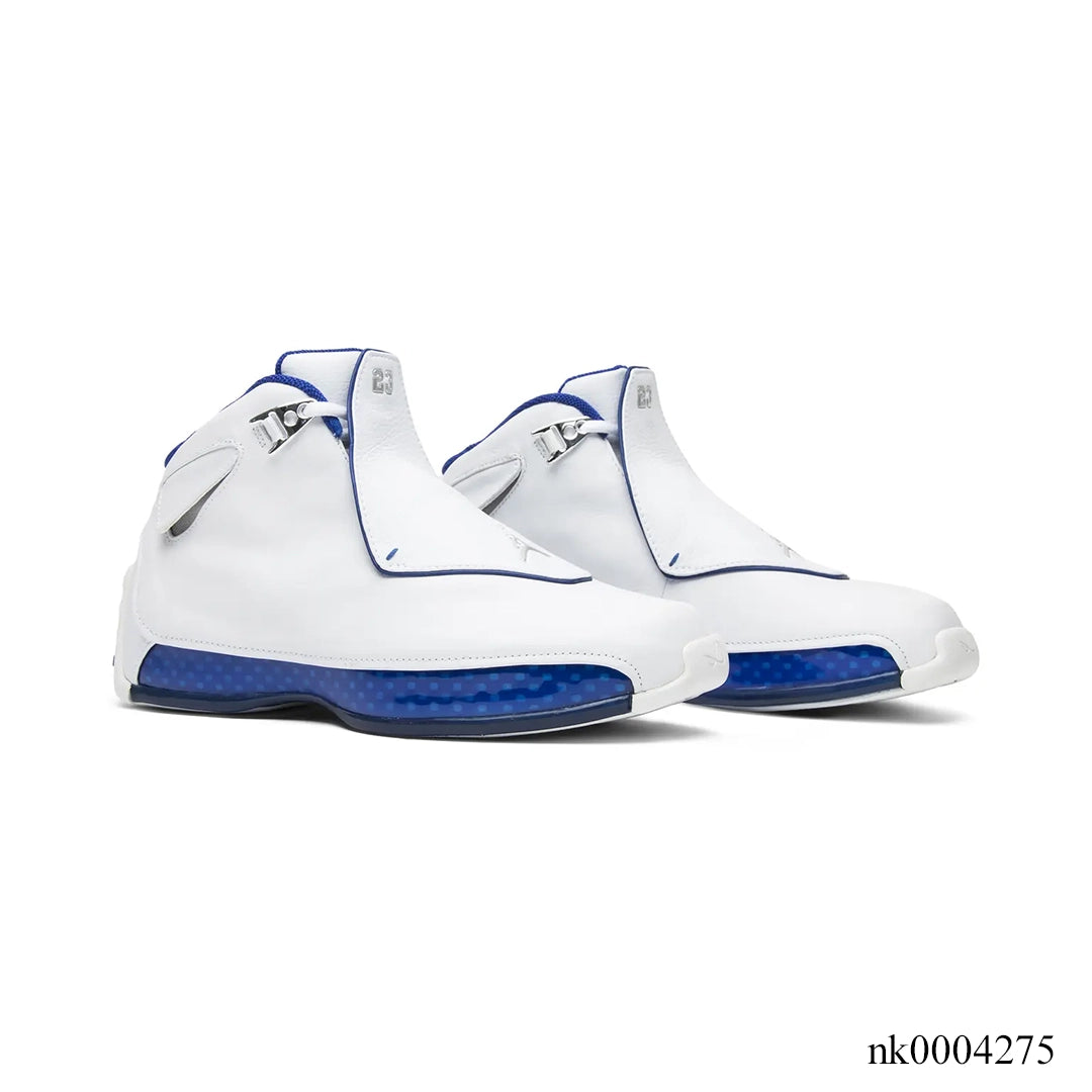 AJ 18 OG White Royal Sport Shoes