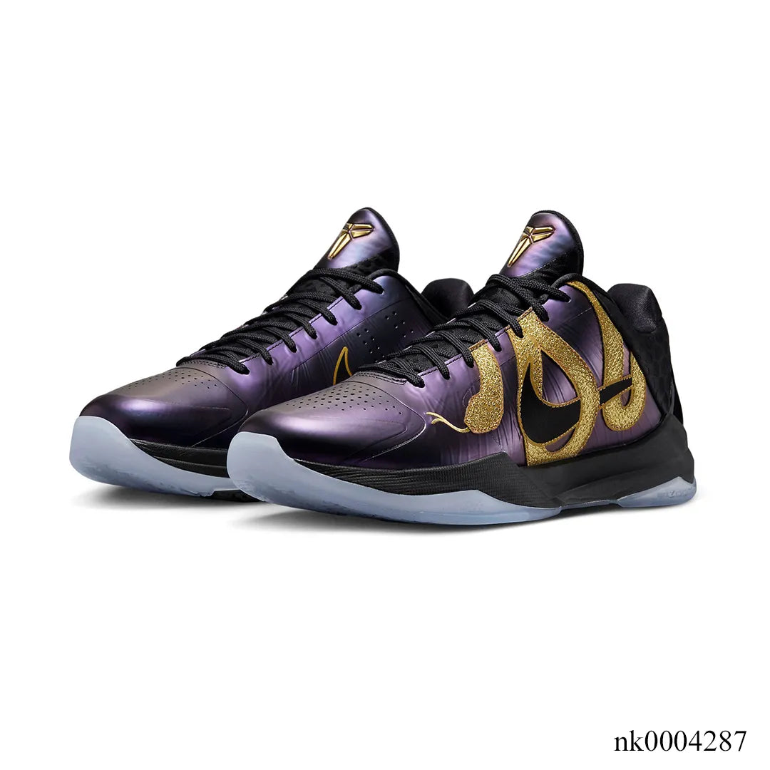 Kobe 5 Year of Mamba Eggplant Sneakers