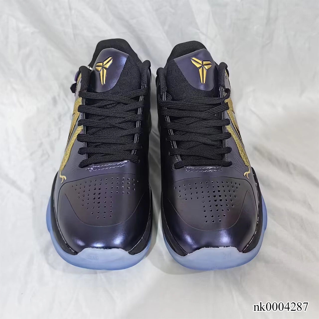 Kobe 5 Year of Mamba Eggplant Sneakers