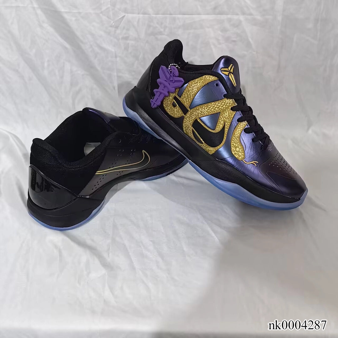 Kobe 5 Year of Mamba Eggplant Sneakers