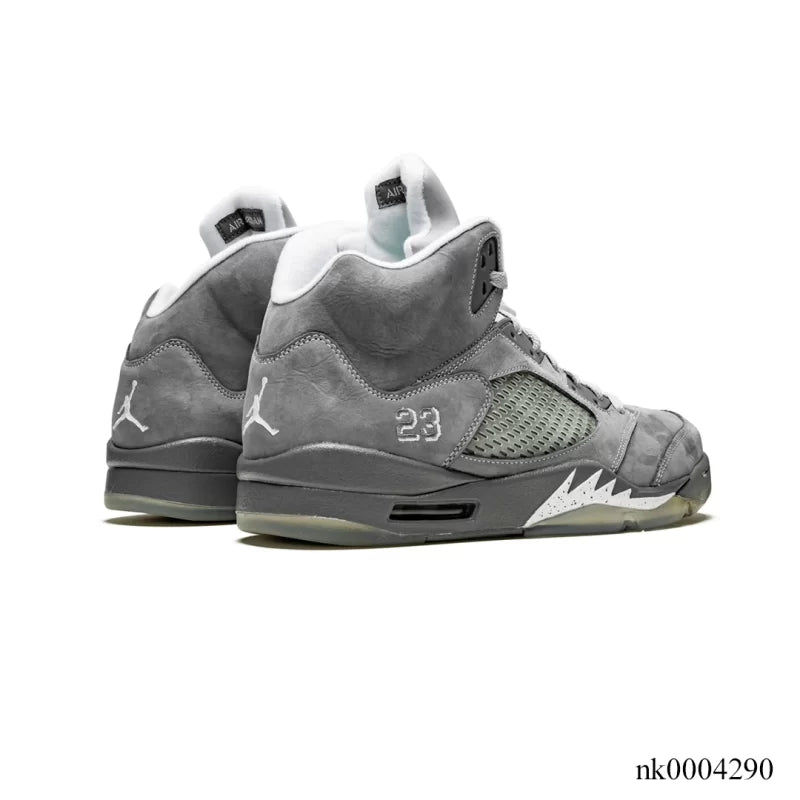 Nike AJ 5 Wolf Grey Sneakers